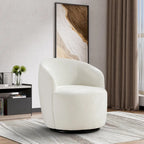 Fauteuils canapés pivotants à 360 degrés en velours rond Ouyessir Accent