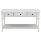 Console de style rétro classique avec trois tiroirs