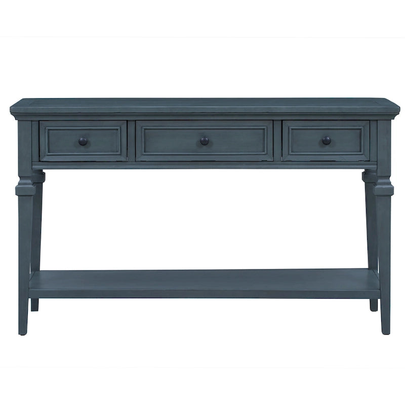 Console de style rétro classique avec trois tiroirs