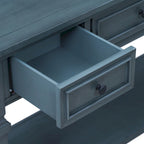 Console de style rétro classique avec trois tiroirs