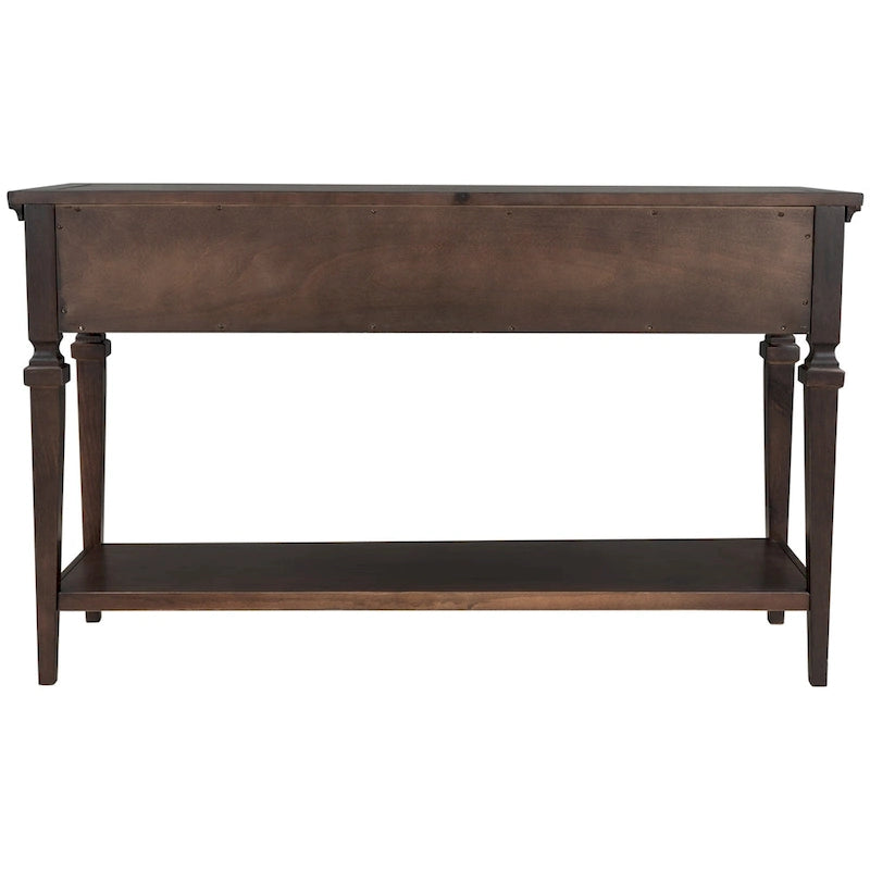 Console de style rétro classique avec trois tiroirs