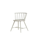 Chaise de salle à manger à barreaux en métal et bois Truman (dossier bas) – Lot de 2
