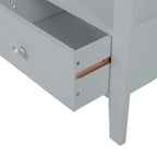 Meuble de rangement de salle de bain Loverin en bois manufacturé avec tiroir