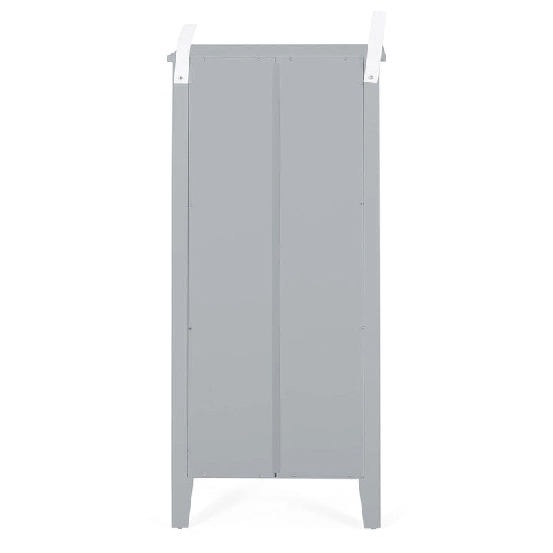 Meuble de rangement de salle de bain Loverin en bois manufacturé avec tiroir