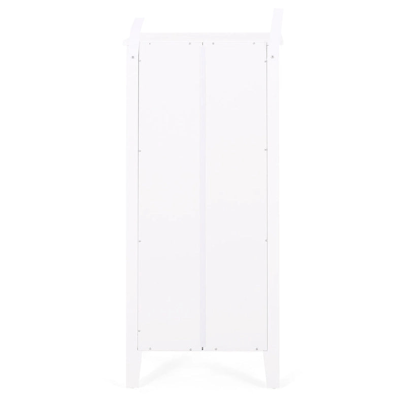 Meuble de rangement de salle de bain Loverin en bois manufacturé avec tiroir