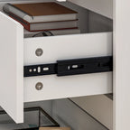 Commode 9 tiroirs blanche – Armoire de rangement spacieuse pour la chambre