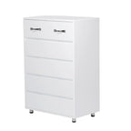 Grande commode de rangement à 6 tiroirs pour salon, chambre à coucher