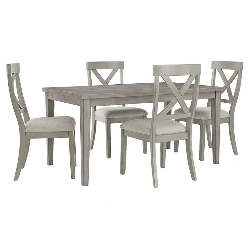 Table à manger rectangulaire Parallen grise