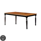 Table à manger extensible bicolore Levole de 78 po – Style moderne champêtre