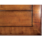 Table à manger extensible bicolore Levole de 78 po – Style moderne champêtre