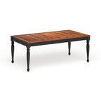 Table à manger extensible bicolore Levole de 78 po – Style moderne champêtre