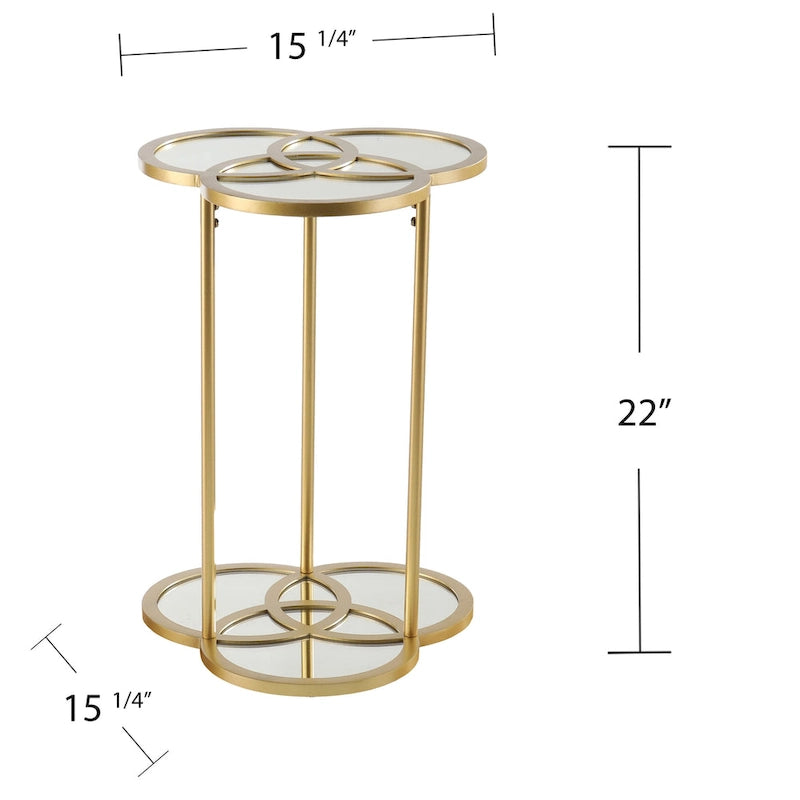 Table d'appoint géométrique Shelton de SEI Furniture