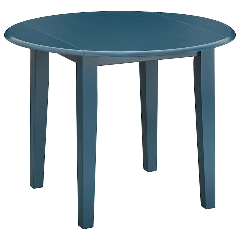 Table de salle à manger à abattants en bois massif – Gain de place, 4 finitions