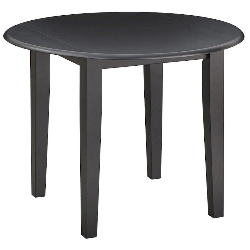 Table de salle à manger à abattants en bois massif – Gain de place, 4 finitions