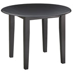 Table de salle à manger à abattants en bois massif – Gain de place, 4 finitions