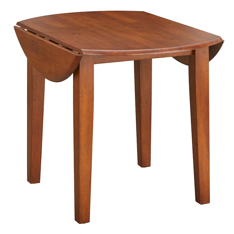 Table de salle à manger à abattants en bois massif – Gain de place, 4 finitions