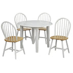 Table de salle à manger à abattants en bois massif – Gain de place, 4 finitions