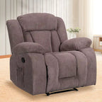 Fauteuil inclinable chauffant et massant grand confort, taille standard
