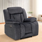 Fauteuil inclinable chauffant et massant grand confort, taille standard