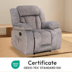 Fauteuil inclinable chauffant et massant grand confort, taille standard