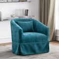 Fauteuil cabriolet pivotant rembourré – Fauteuil d'appoint à 360° avec coussin lombaire