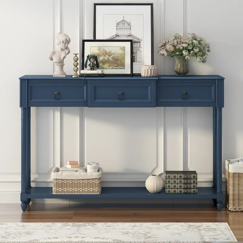 Console Table Sofa Table avec Tiroirs