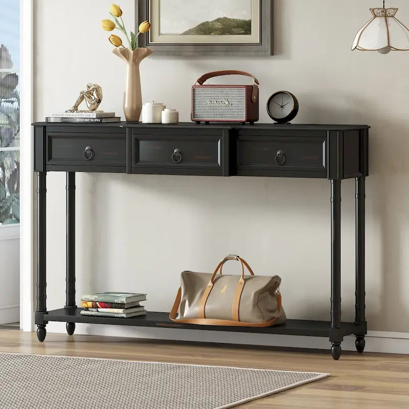 Console Table Sofa Table avec Tiroirs