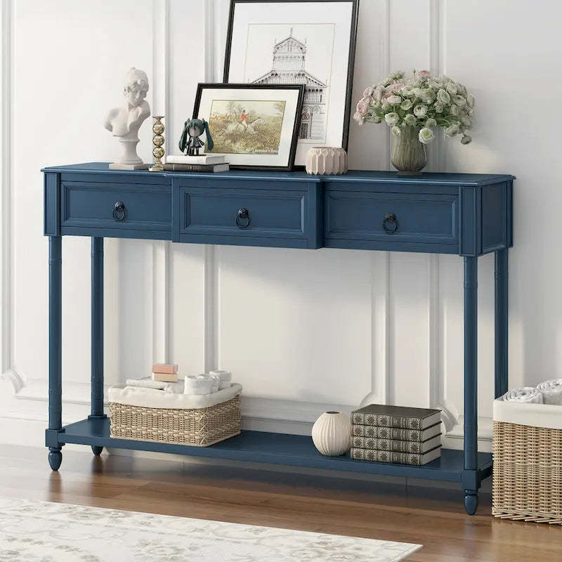 Console Table Sofa Table avec Tiroirs