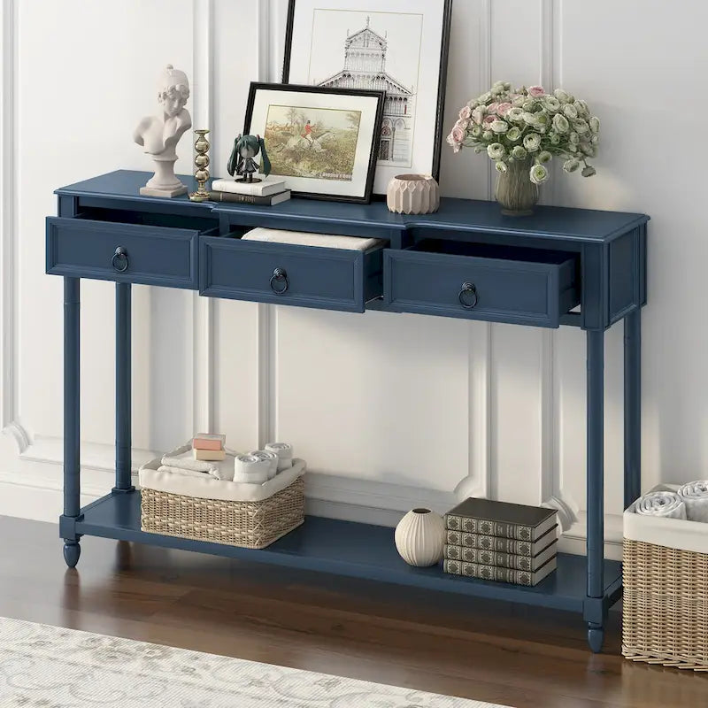 Console Table Sofa Table avec Tiroirs