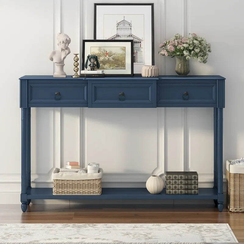 Console Table Sofa Table avec Tiroirs