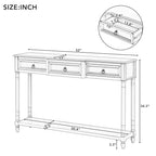 Console Table Sofa Table avec Tiroirs
