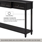 Console Table Sofa Table avec Tiroirs