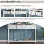 Console Table Sofa Table avec Tiroirs