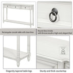 Console Table Sofa Table avec Tiroirs