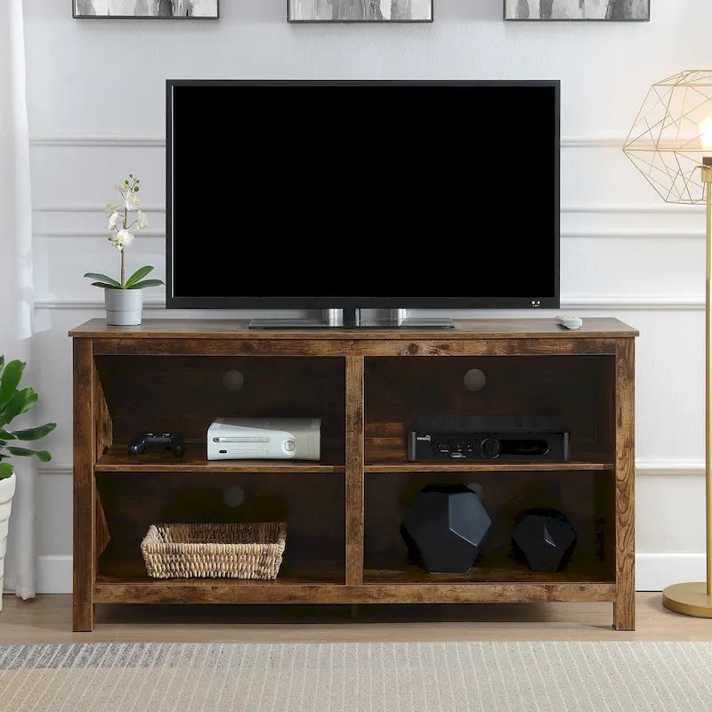 Meuble TV haut Convenience Concepts Montana avec étagères pour téléviseurs jusqu'à 65 pouces