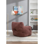 Pouf doux et touffeté en mousse avec tissu Teddy