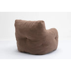 Pouf doux et touffeté en mousse avec tissu Teddy