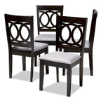 Ensemble de 4 chaises de salle à manger modernes et contemporaines