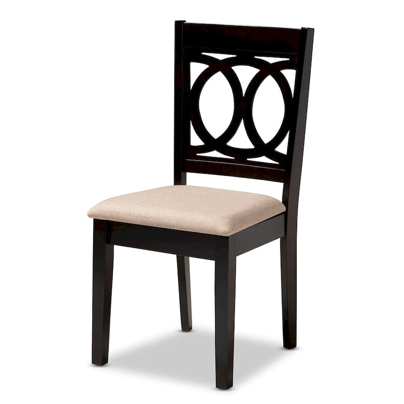 Ensemble de 4 chaises de salle à manger modernes et contemporaines