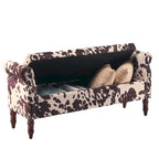 Banc de rangement HOMYKA avec accoudoirs roulés