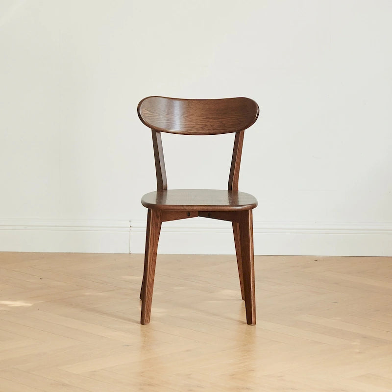 Chaise de salle à manger en bois en chêne 100 % sans poussière de qualité FAS