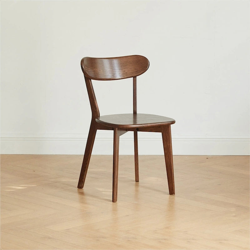 Chaise de salle à manger en bois en chêne 100 % sans poussière de qualité FAS