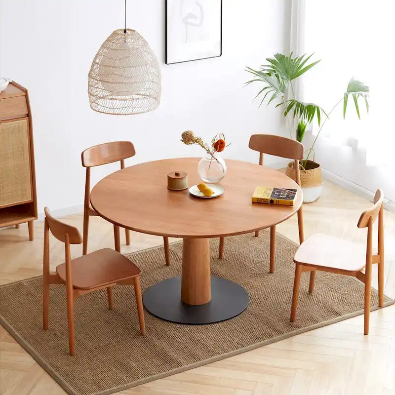 Chaise de salle à manger en bois en chêne 100 % sans poussière de qualité FAS