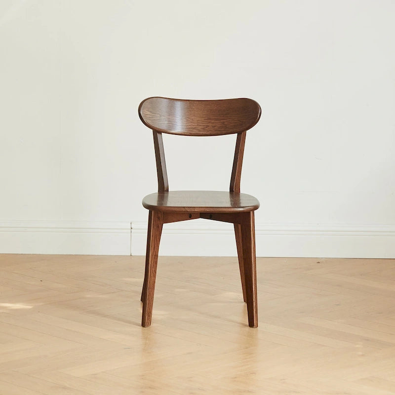 Chaise de salle à manger en bois en chêne 100 % sans poussière de qualité FAS