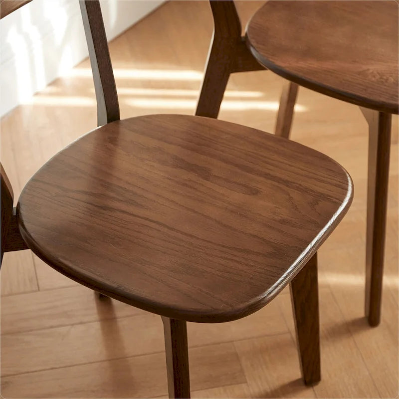 Chaise de salle à manger en bois en chêne 100 % sans poussière de qualité FAS