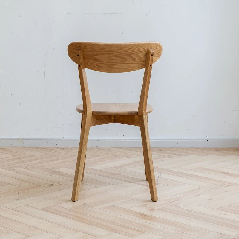 Chaise de salle à manger en bois en chêne 100 % sans poussière de qualité FAS
