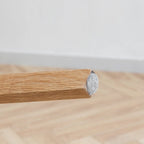 Chaise de salle à manger en bois en chêne 100 % sans poussière de qualité FAS