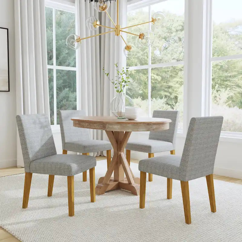 Chaise de salle à manger Parsons rembourrée classique HomePop - Paquet individuel