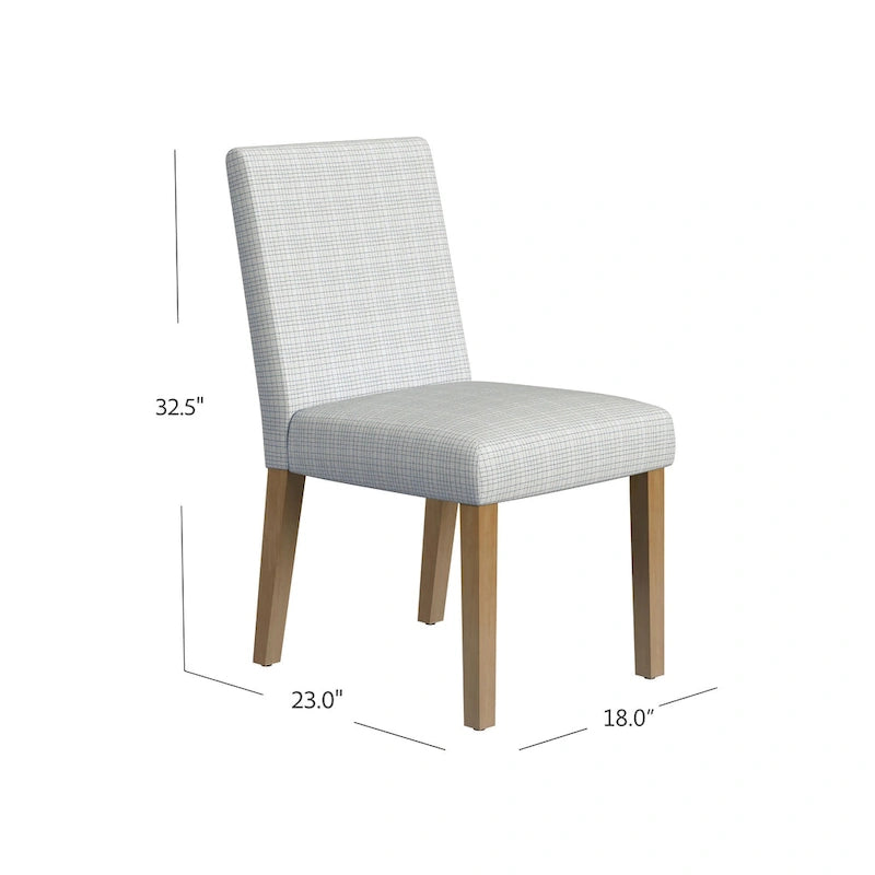 Chaise de salle à manger Parsons rembourrée classique HomePop - Paquet individuel