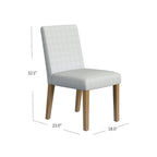 Chaise de salle à manger Parsons rembourrée classique HomePop - Paquet individuel